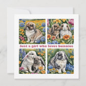 Nur ein Mädchen, das Lieben verbündet Karten (Rückseite)