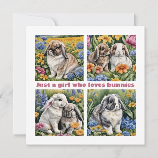 Nur ein Mädchen, das Lieben verbündet Karten (Vorderseite)