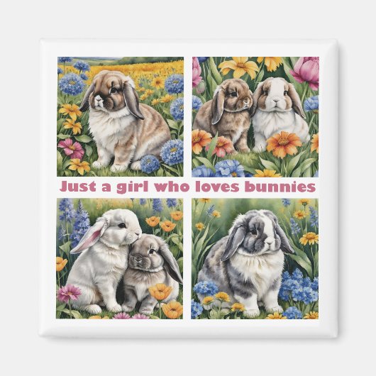 Nur ein Mädchen, das Lieben verbündet Kühlschrank Magnet (Vorne)