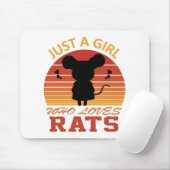 Nur ein Mädchen, das Lieben zählt Mousepad (Mit Mouse)