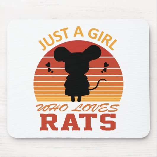 Nur ein Mädchen, das Lieben zählt Mousepad (Vorne)
