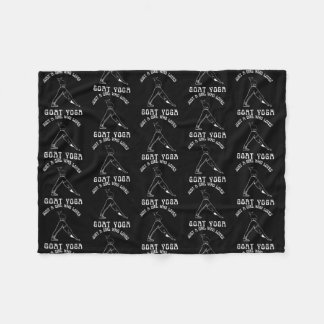 Nur ein Mädchen, das Lieben Ziege Yoga Funny Farm Fleecedecke