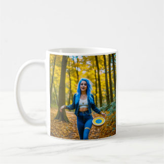 Nur ein Mädchen, das Lieben zu Disk Golf Kaffeetasse