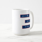 Nur ein Mädchen, das Lieben zum Lesen hat Kaffeetasse (VorderseiteRechts)