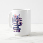 Nur ein Mädchen, das Lieben zum Lesen hat Kaffeetasse (Vorderseite Links)