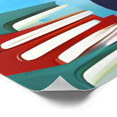 Nur ein Mädchen, das Lieben zum Lesen hat Poster (Ecke)