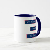 Nur ein Mädchen, das Lieben zum Lesen hat Tasse (VorderseiteRechts)