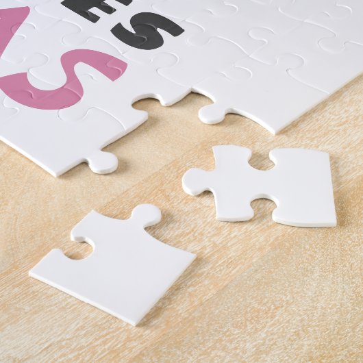 Nur ein Mädchen, das Llamas Liebe Puzzle (Seite)