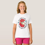 Nur ein Mädchen, das Llamas Liebe T-Shirt (Vorne ganz)