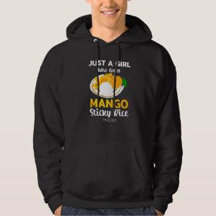 Nur ein Mädchen, das Mango Sticky Rice Thailand Li Hoodie