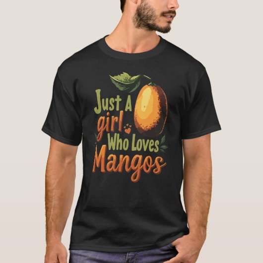 Nur ein Mädchen, das Mangos Liebe T-Shirt (Vorderseite)