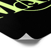 Nur ein Mädchen, das Margaritas Lieben Poster (Ecke)