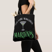 Nur ein Mädchen, das Martinis liebt Tasche (Von Nahem)