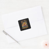 Nur ein Mädchen, das Monarchen liebt Quadratischer Aufkleber (Umschlag)