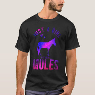 Nur ein Mädchen, das Mules Mule Liebe T-Shirt