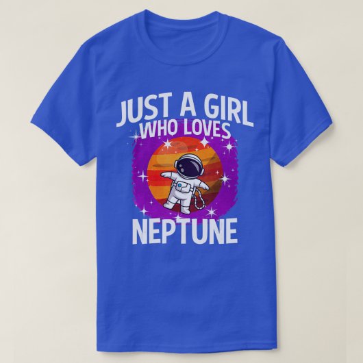 Nur ein Mädchen, das Neptun Liebe T-Shirt (Design vorne)