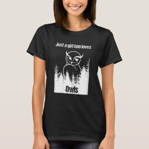 Nur ein Mädchen, das Niedliche Lieben macht T-Shirt