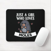Nur ein Mädchen, das Niedliche Mole-Kostüme Liebe Mousepad (Mit Mouse)
