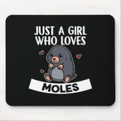 Nur ein Mädchen, das Niedliche Mole-Kostüme Liebe Mousepad (Vorne)