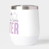 Nur ein Mädchen, das Niedliches saisonales Design (Rückseite)