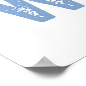 Nur ein Mädchen, das Niedliches saisonales Design Poster (Ecke)