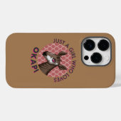 Nur ein Mädchen, das Okapi Lieben, Okapi Obsession Case-Mate iPhone Hülle (Rückseite (Horizontal))
