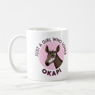 Nur ein Mädchen, das Okapi Lieben, Okapi Obsession Kaffeetasse