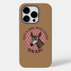 Nur ein Mädchen, das Okapis liebt, Okapi-Obsession Case-Mate iPhone 14 Pro Hülle