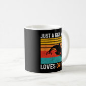 Nur ein Mädchen, das Orcas 2024 Liebe Kaffeetasse (VorderseiteRechts)