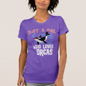 Nur ein Mädchen, das Orcas-Kinder Lieben Orca Kill T-Shirt (Vorderseite)