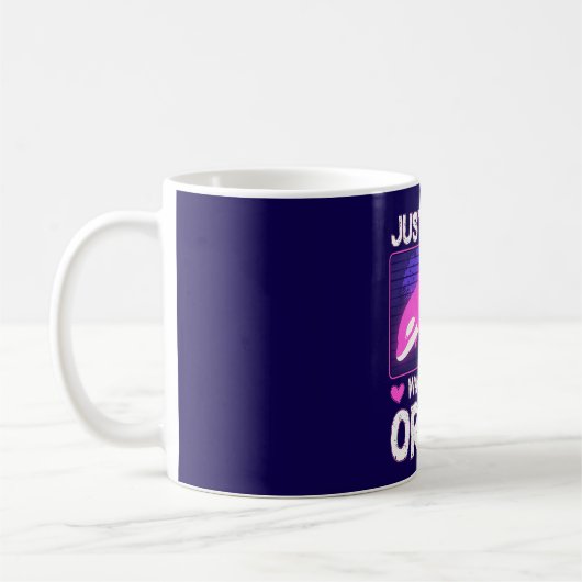 Nur ein Mädchen, das Orcas Lieben - Niedlich Orca  Kaffeetasse (Links)