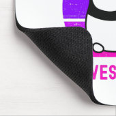 Nur ein Mädchen, das Pandas Lieben Mousepad (Ecke)