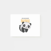 Nur ein Mädchen, das Pandas Lieben Post-it Klebezettel (Vorderseite)