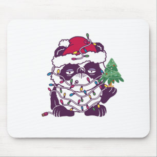 Nur ein Mädchen, das Pandas liebt - Süßer Weihnach Mousepad