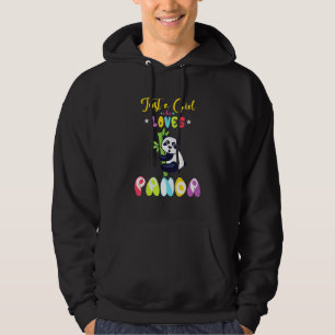 Nur ein Mädchen, das Pandas liebt, süßes Panda-Kos Hoodie