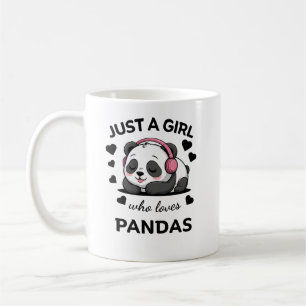 Nur ein Mädchen, das Pandas liebt Tasse - Süße Pan