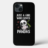 Nur ein Mädchen, das Pandas Niedliche Panda-Kostüm