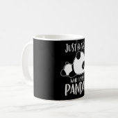 Nur ein Mädchen, das Pandas Niedliche Schlafpanda Kaffeetasse (Vorderseite Links)