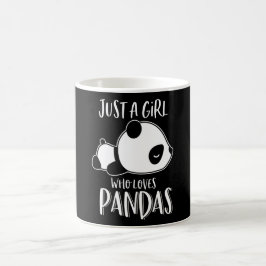 Nur ein Mädchen, das Pandas Niedliche Schlafpanda  Kaffeetasse