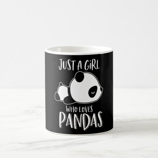 Nur ein Mädchen, das Pandas Niedliche Schlafpanda Kaffeetasse (Mittel)