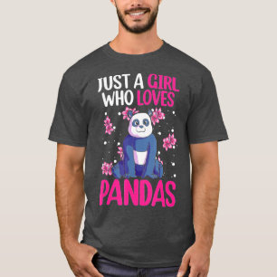 Nur ein Mädchen, das Pandas Women Pandabear Panda T-Shirt