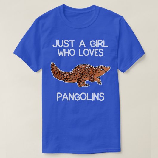 Nur ein Mädchen, das Pangolins Liebe 2 T-Shirt (Design vorne)
