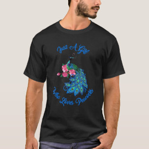 Nur Ein Mädchen Das Pfauen Liebt Galaxy T-Shirt