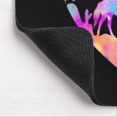 Nur ein Mädchen, das Pferde Liebe1 Mousepad (Ecke)