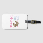 Nur ein Mädchen, das Pferde Liebe Gepäckanhänger (Vorderseite (Horizontal))