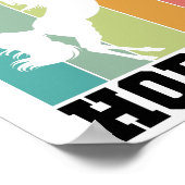 Nur ein Mädchen, das Pferde Liebe | PferdeGirl Poster (Ecke)