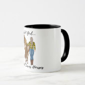 Nur ein Mädchen, das Pferde Liebe Tasse (VorderseiteRechts)