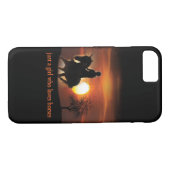 nur ein Mädchen, das Pferde Lieben Case-Mate iPhone Hülle (Rückseite (Horizontal))