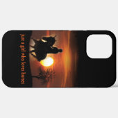 nur ein Mädchen, das Pferde Lieben Case-Mate iPhone Hülle (Rückseite (Horizontal))