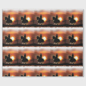 nur ein Mädchen, das Pferde Lieben Geschenkpapier (Flach)